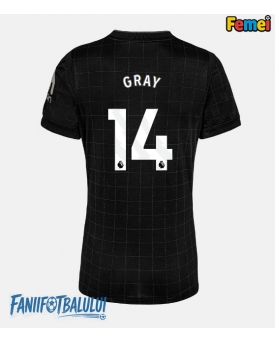 Tottenham Hotspur Archie Gray #14 Tricou Fotbal Replică 2025-26 Femei Deplasare